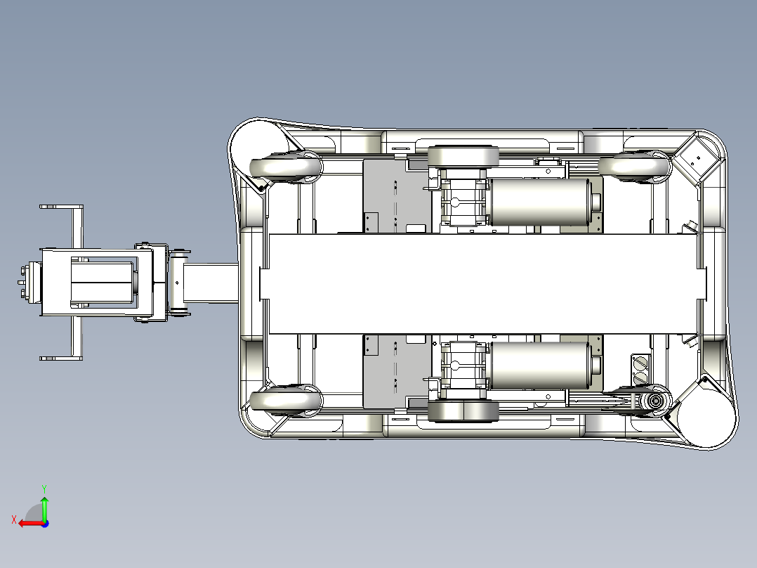 智能小车后视图