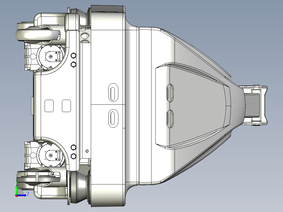智能小车左视图