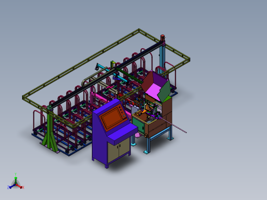 自动竹条分选机 1769471正等轴测缩略图