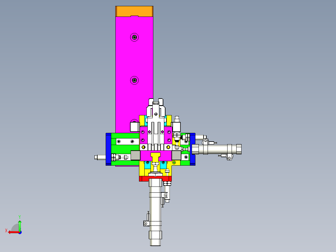 吸盘移栽模型后视图