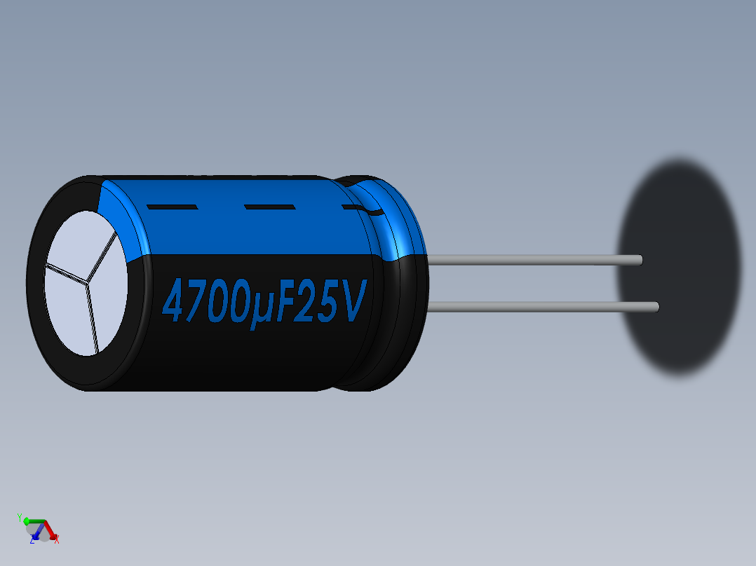 电容器 4700 微法拉 25 伏