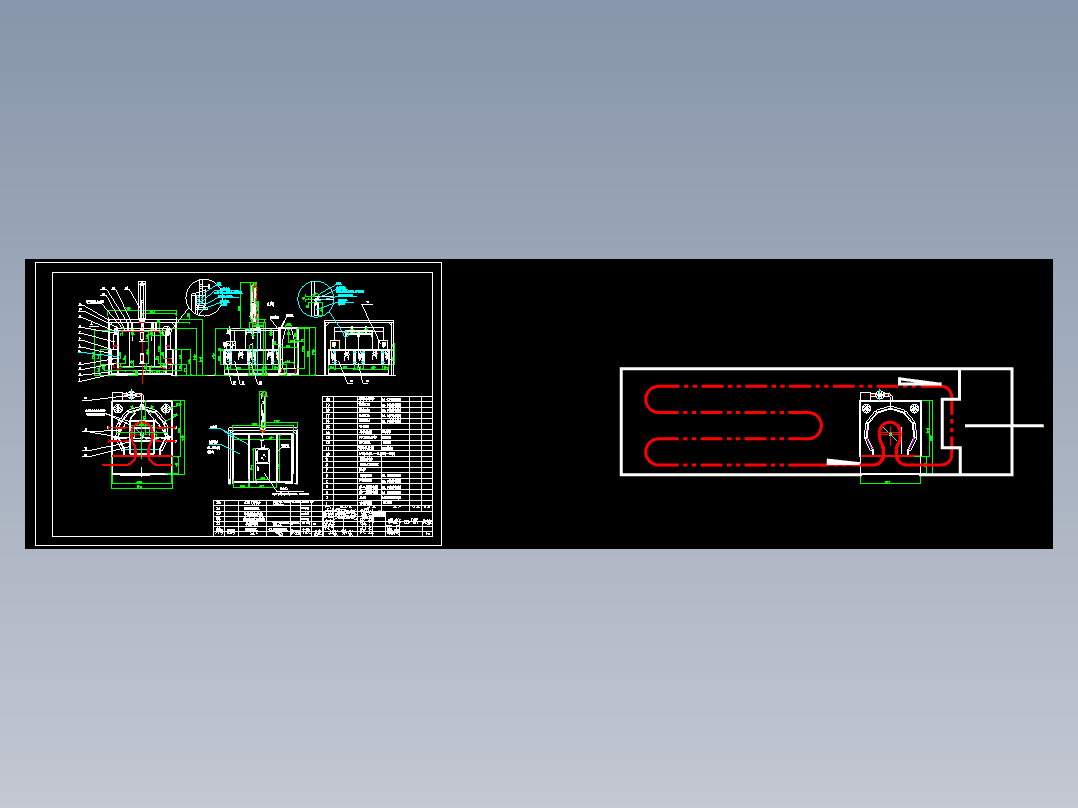 水帘式DISK喷房方案图