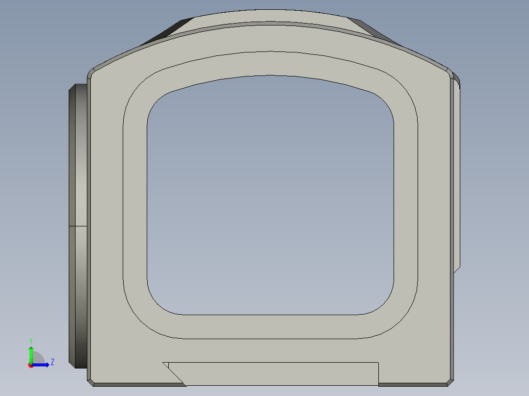 Aimpoint ACRO 支架左视图
