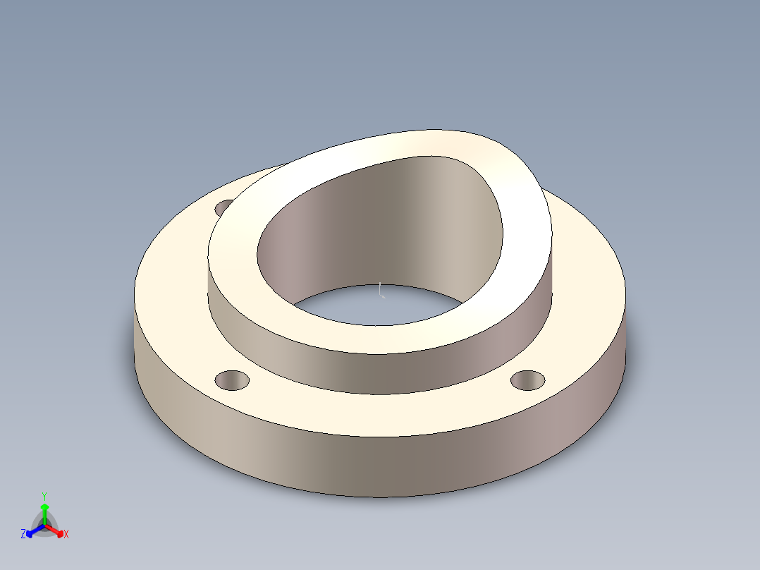 凸轮正等轴测图