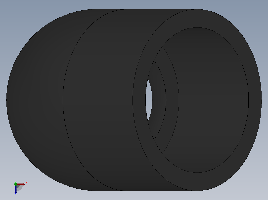 ELBOW_DN32_PN10_U-PVC_0俯视图
