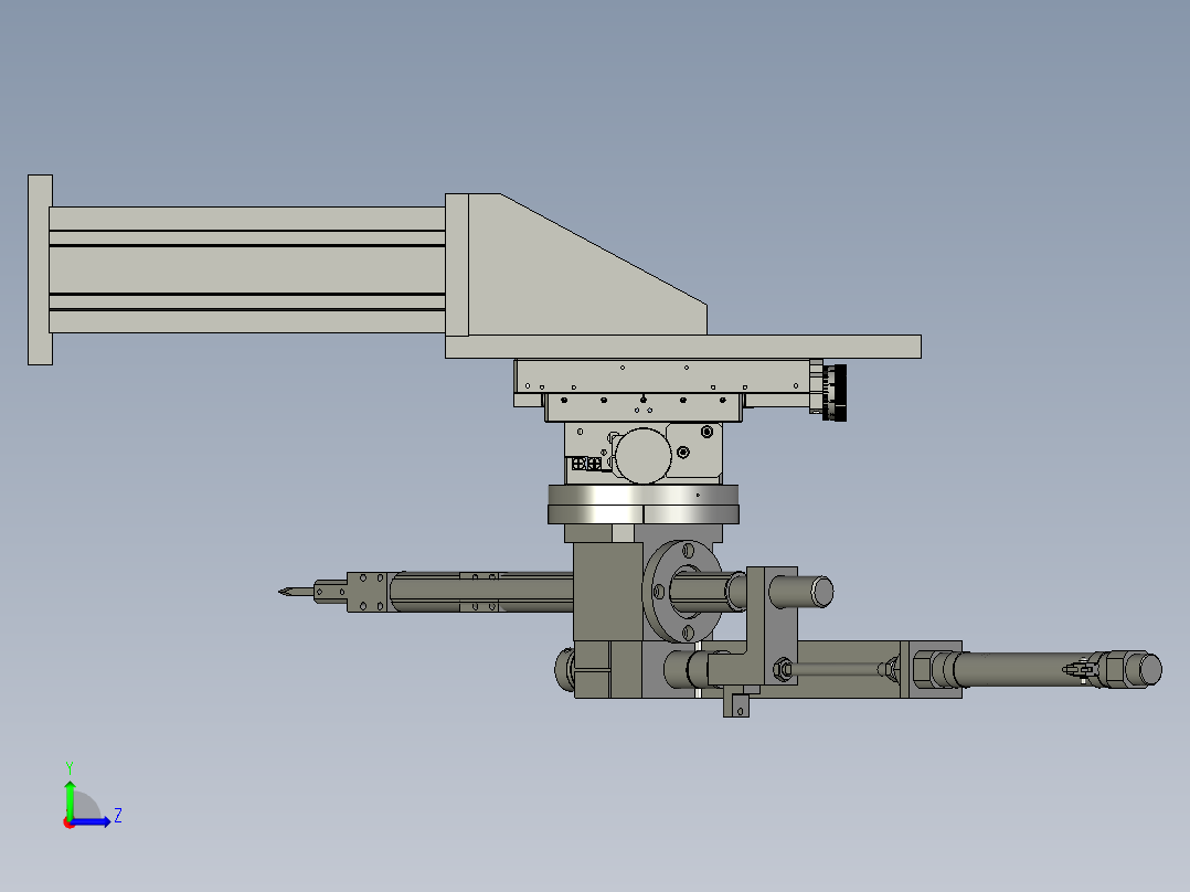 SJ2019012-ST020车边机构1左视图