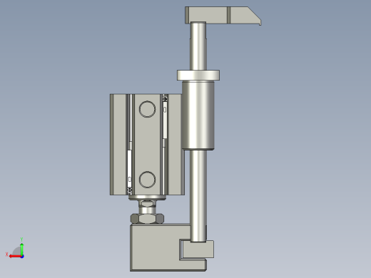 2018SOLIDWORKS1502Z夹子松开机构后视缩略图