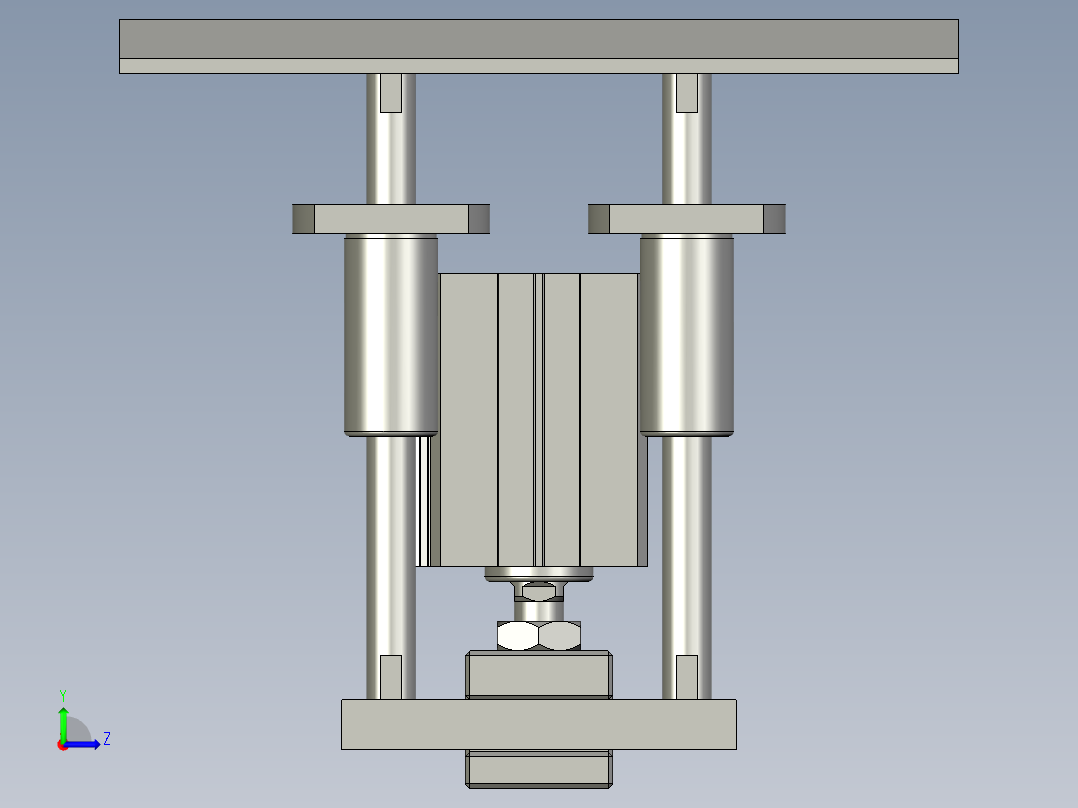 2018SOLIDWORKS1502Z夹子松开机构左视图