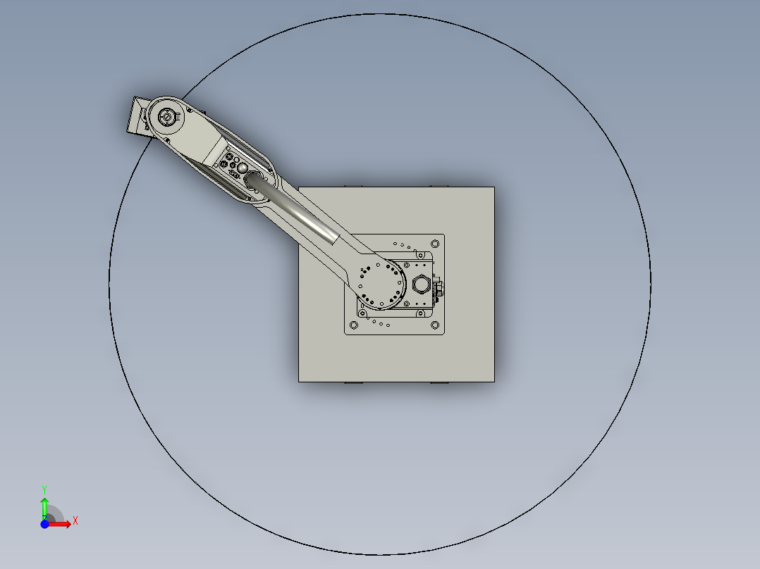 瓶装上下料机构前视图
