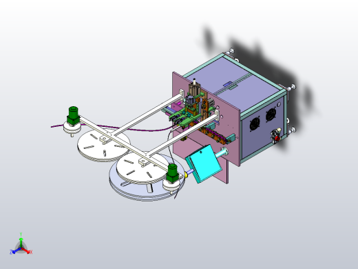 连接器连接口装配机设备3D图模型正等轴测缩略图