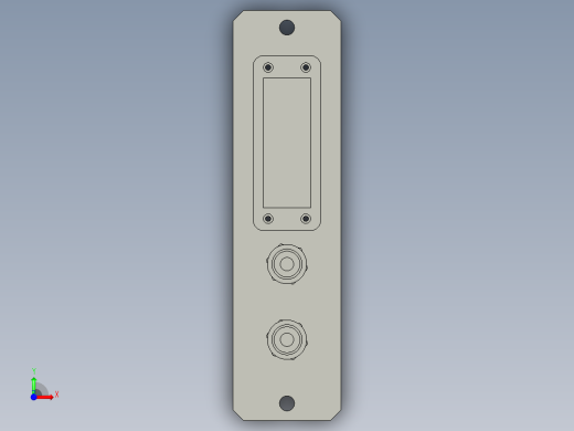 两气一电快插组合前视缩略图