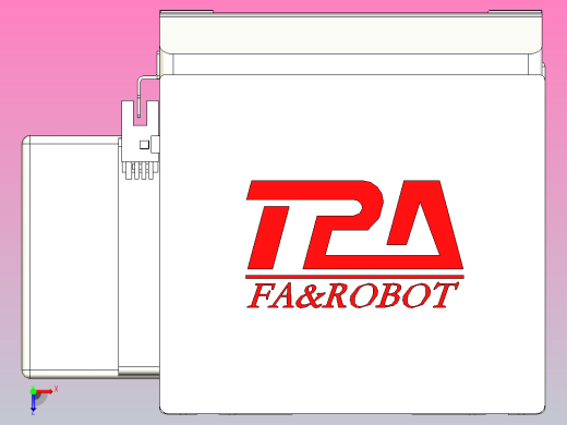 伺服电机集成皮带传动直线执行器TPA-OCB-140-256-L3950-MR-P75-N3俯视缩略图