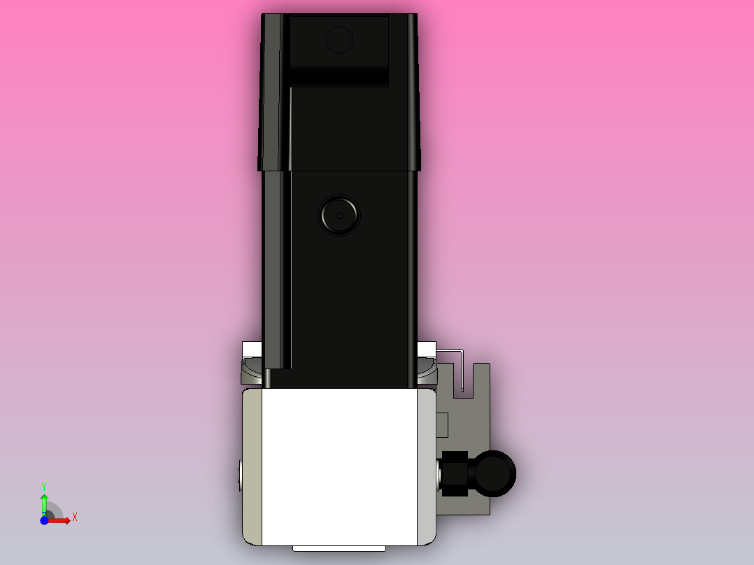 ECB5-700-BW-M10直线模组前视图