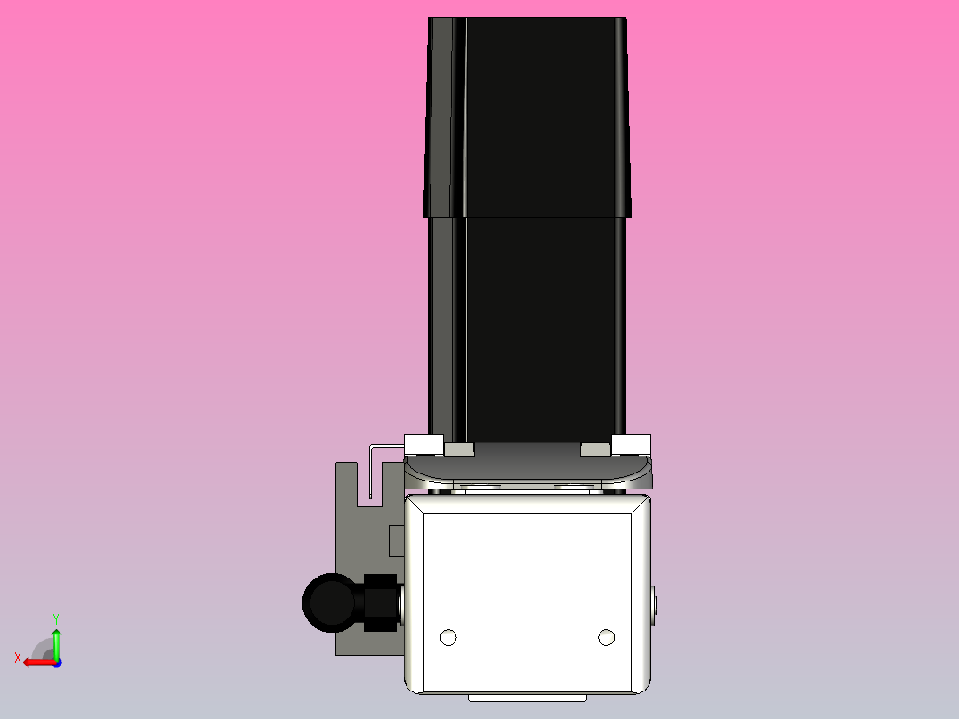 ECB5-700-BW-M10直线模组后视图