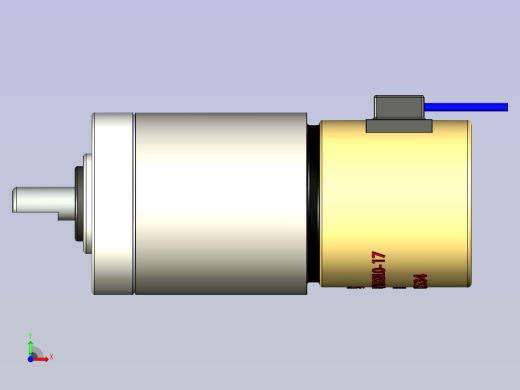 MOONS微型步进电机前视缩略图