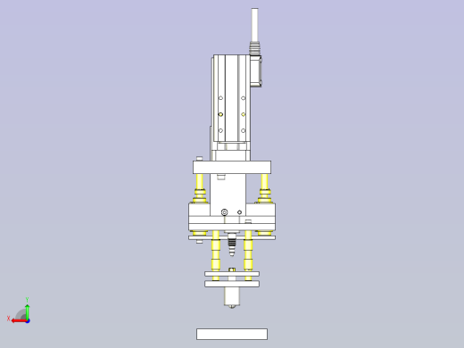 一款工件高度测定3D图后视缩略图