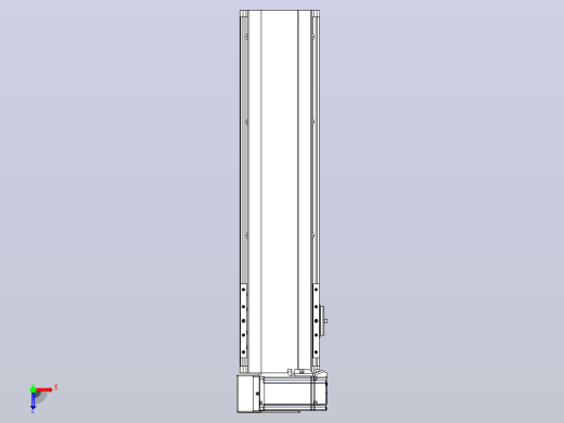 皮带直线轴半封闭可选导轨TPA-HNB-140D-120-L400-LU-C-P40-N3俯视缩略图