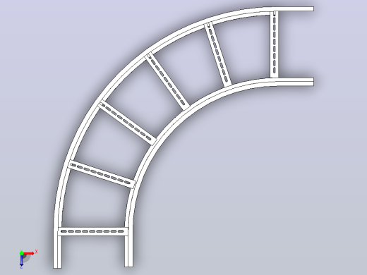 Bandeja便携式电缆，Curva 90，300毫米俯视缩略图