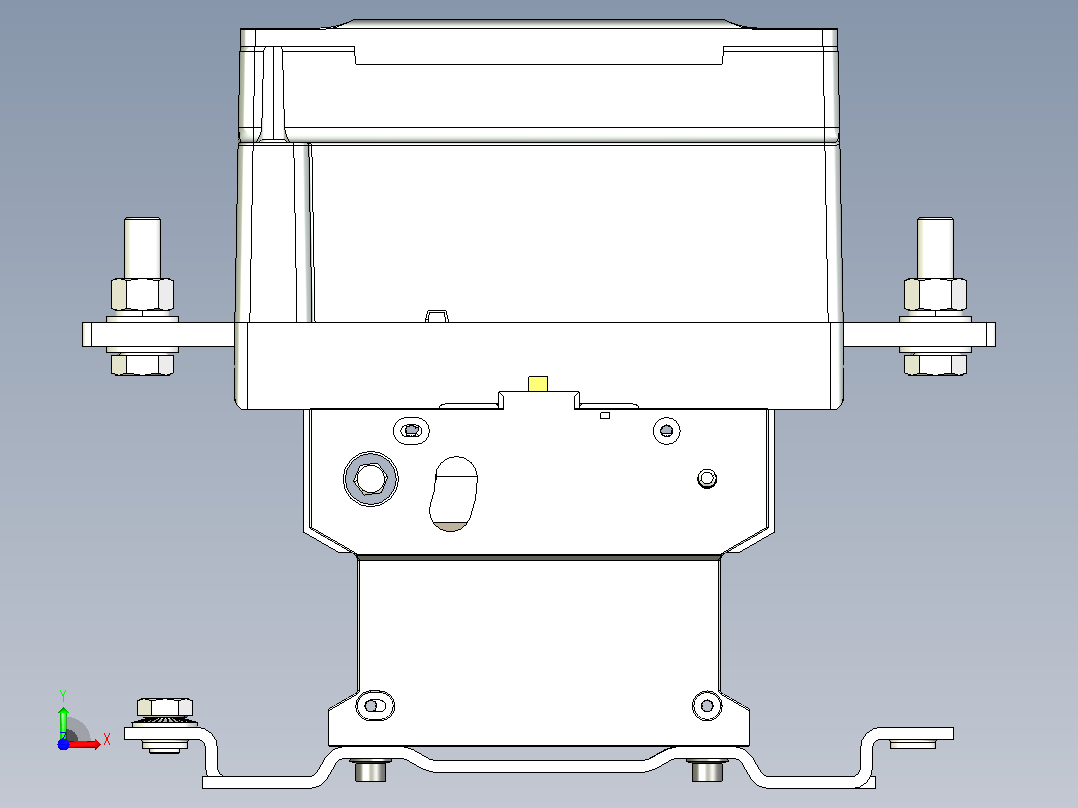 NC7-620交流接触器三维模型202204前视图