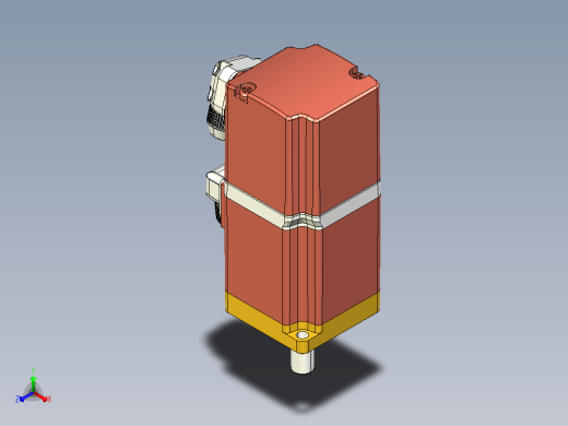 大研伺服电机-ACL40100W4-2500E-24-8主视缩略图