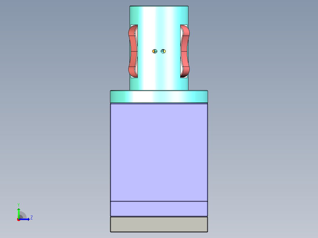 夹具-177 内夹紧器左视图