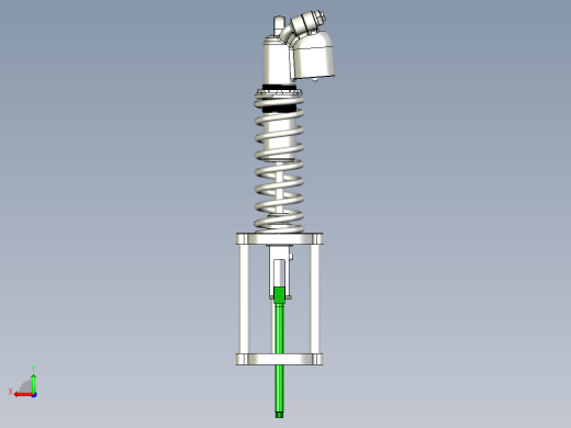 减震器3D数模后视缩略图
