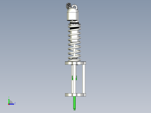 减震器3D数模左视缩略图