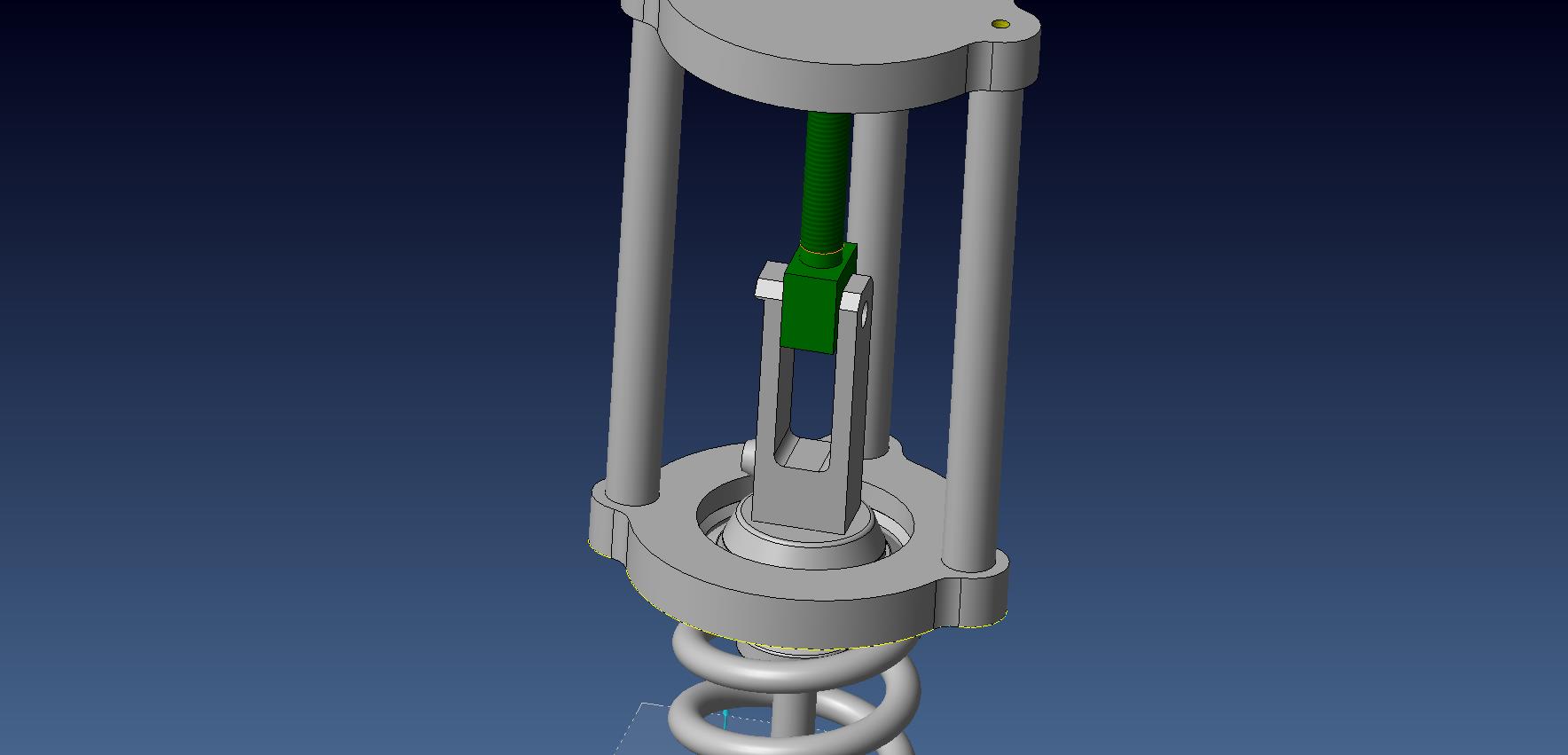 减震器3D数模