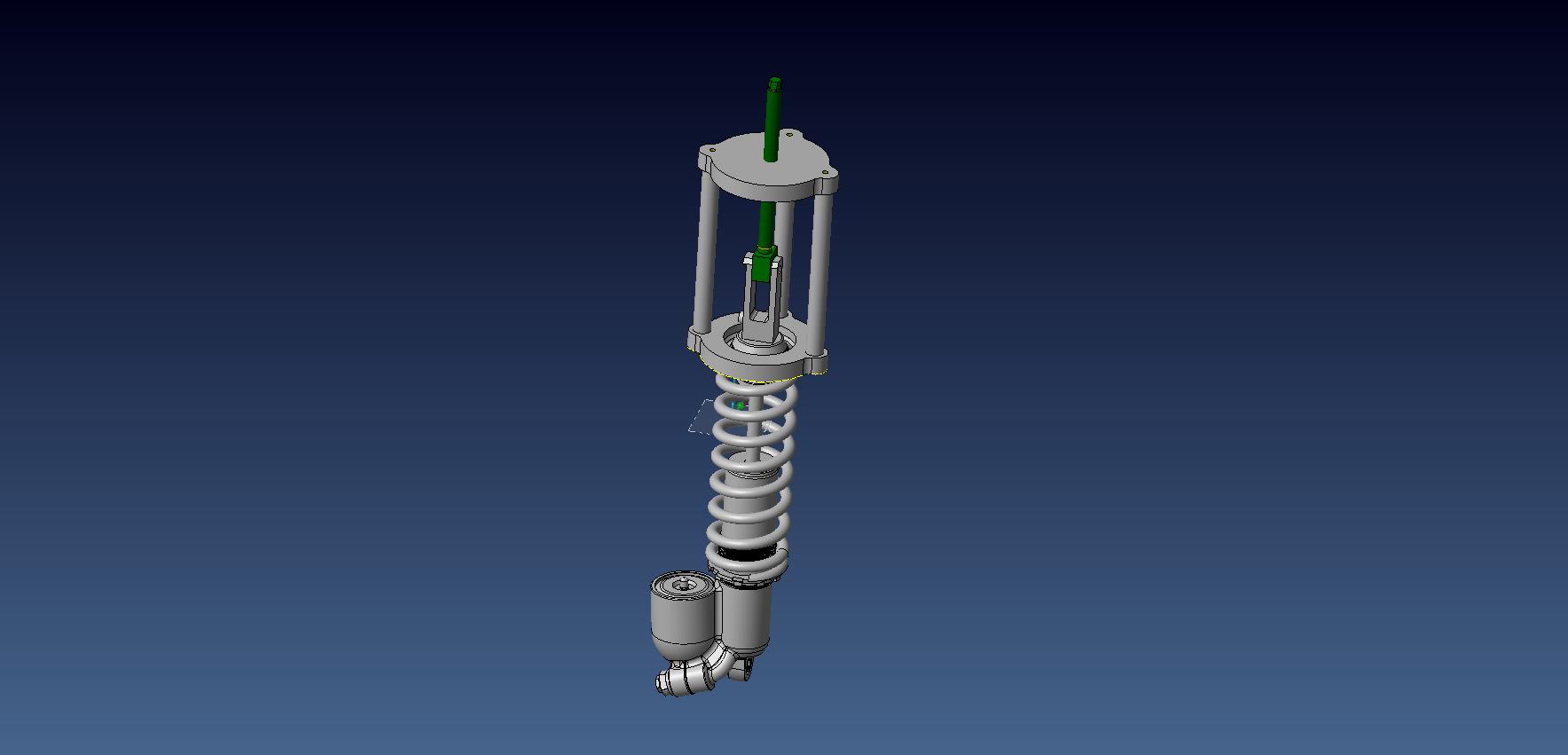 减震器3D数模