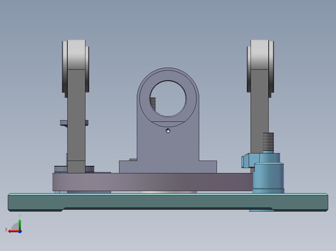毕业设计钻镗工装夹具设计及工艺卡片后视图