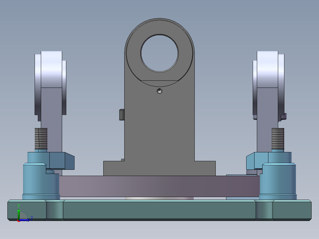 毕业设计钻镗工装夹具设计及工艺卡片左视图