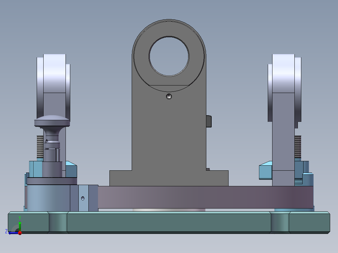 毕业设计钻镗工装夹具设计及工艺卡片右视图