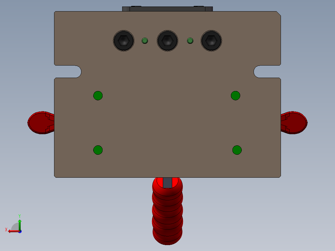 BC41 LOGO 落料焊接复合治具后视图