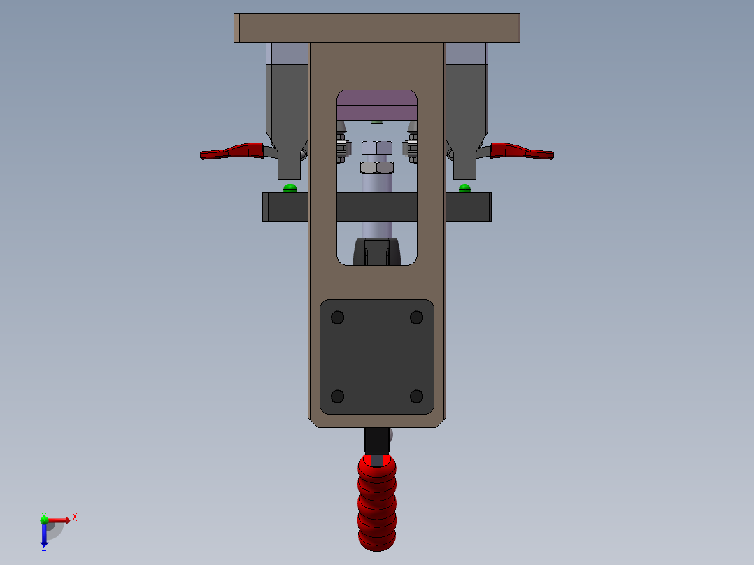 BC41 LOGO 落料焊接复合治具俯视图