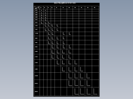 一些1：1的型钢截面图