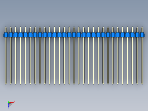 彩色公头100mil（2.54mm）系列-DS1021_blue_2x29p_100mil_Type43_rev1.0俯视缩略图