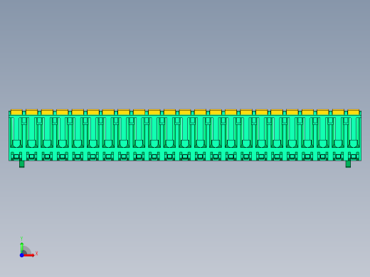 DEGSON 2EDG 系列 5.0mm 可插拔接线端子组-2EDGKDB-5.0-23P-14-00AH前视缩略图