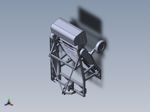 太子参收获机正等轴测缩略图