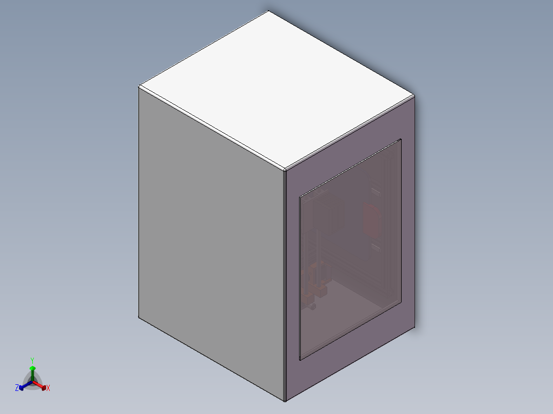 3D打印机DIY正等轴测图