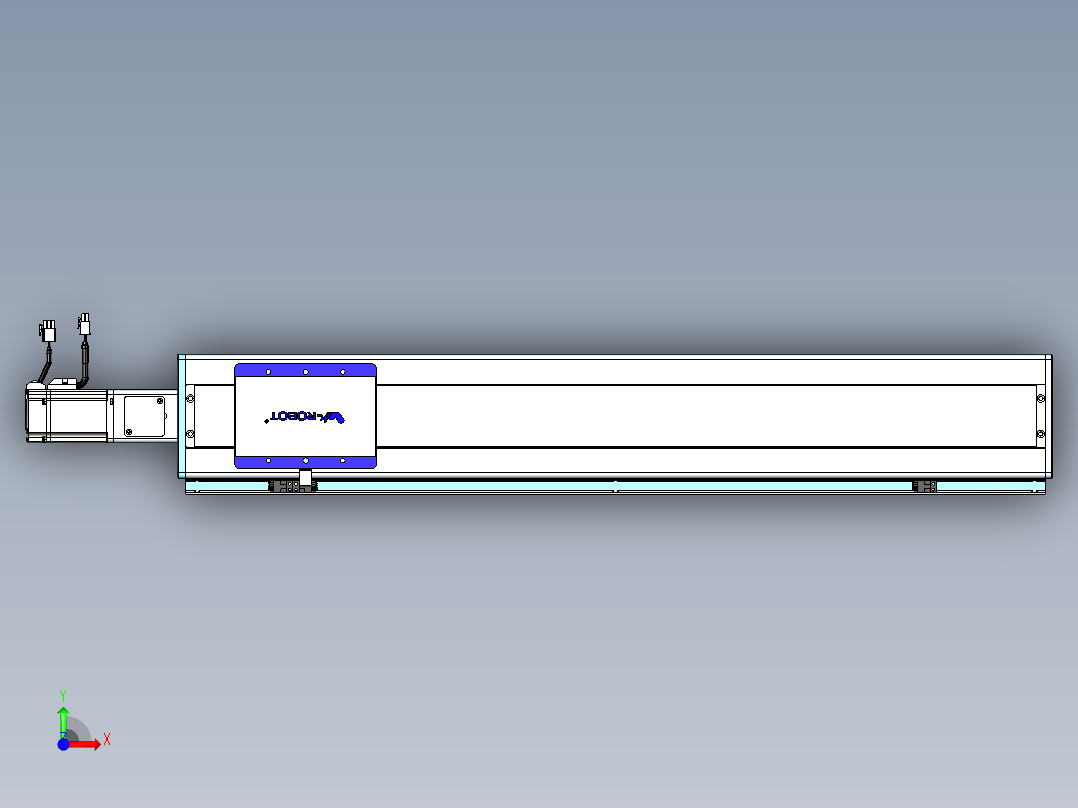 威洛博VC丝杆传动-无尘环境VC14-Lxx-C-S700-BC-ZP40-C3前视图