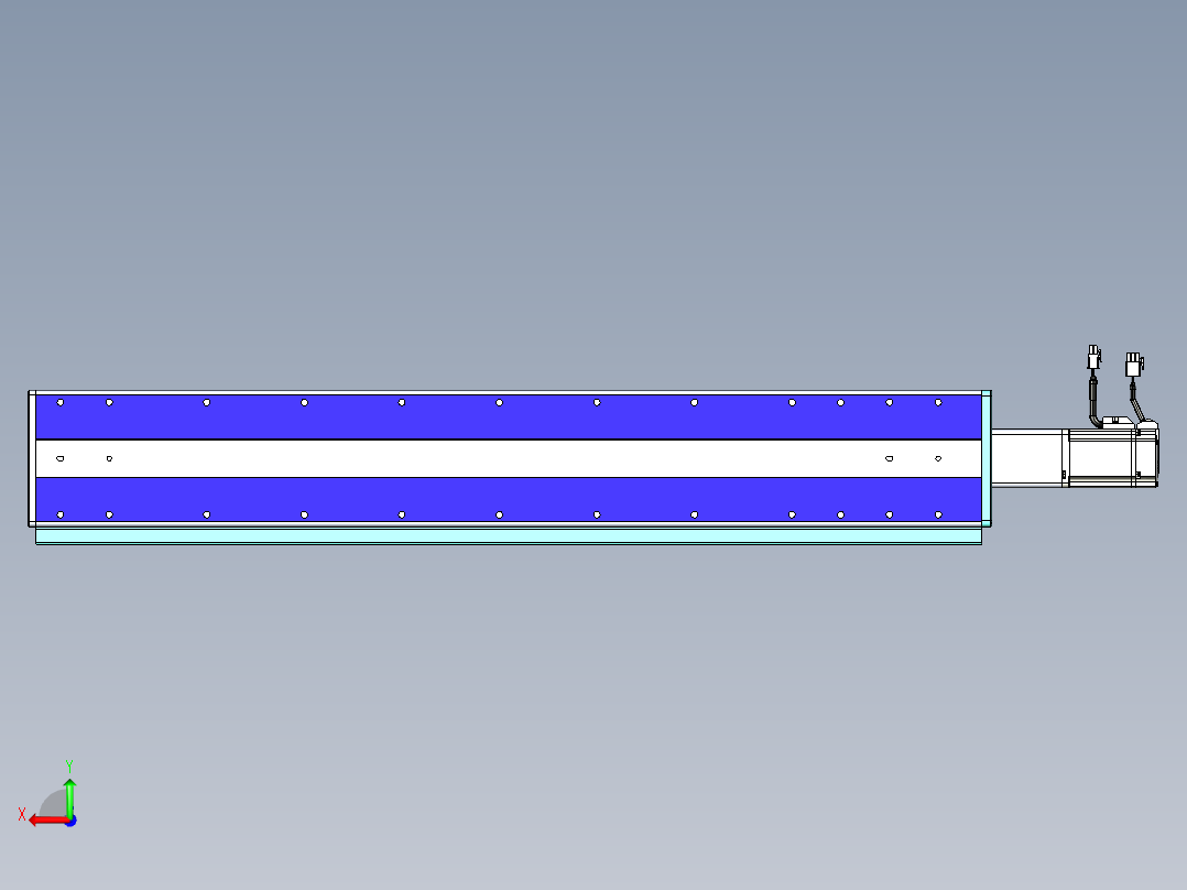 威洛博VC丝杆传动-无尘环境VC14-Lxx-C-S700-BC-ZP40-C3后视图