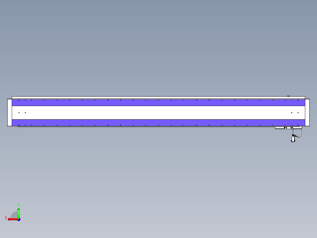 威洛博VL系列直线电机模组-VL22H3-S2050后视图