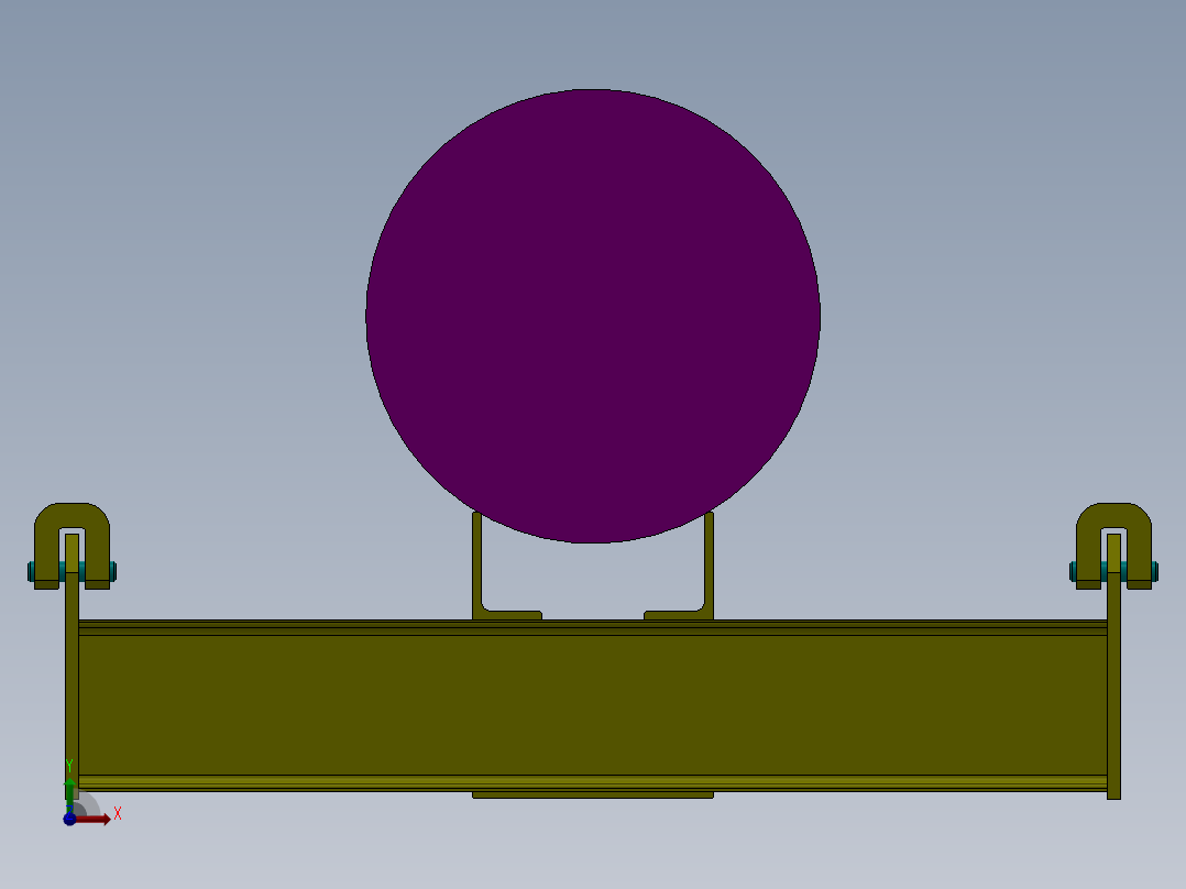 支架 (26)前视图