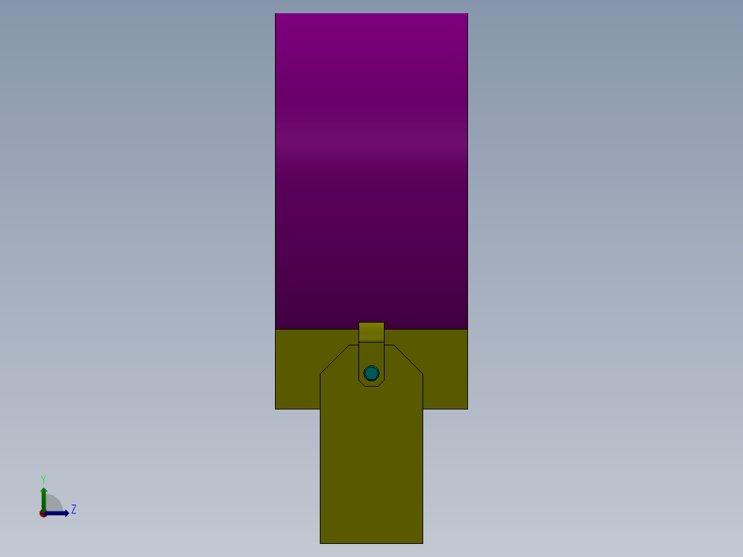 支架 (26)左视图