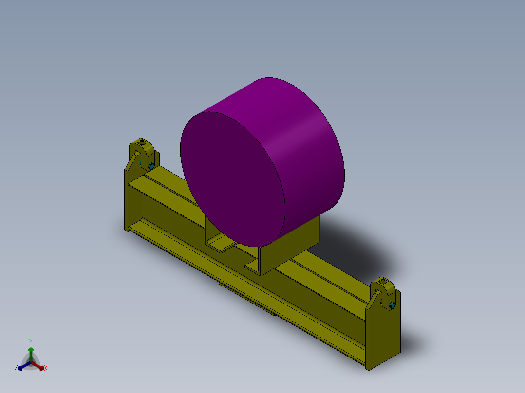 支架 (26)正等轴测图