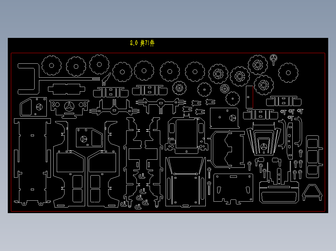 大G越野车3D拼图