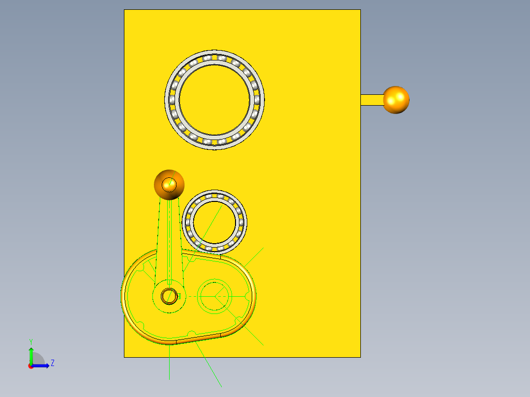 基于PLC智能仓储货架储物台自动翻转电控系统设计左视图