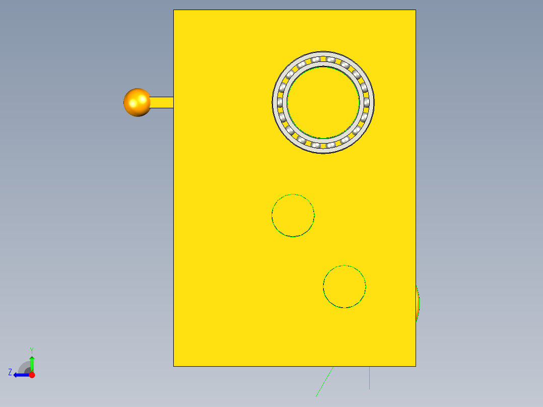 基于PLC智能仓储货架储物台自动翻转电控系统设计右视图