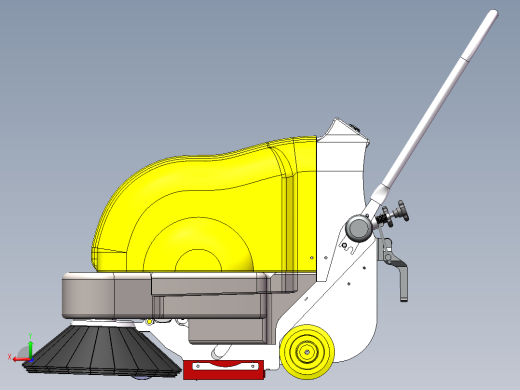 电动手推清扫车后视缩略图