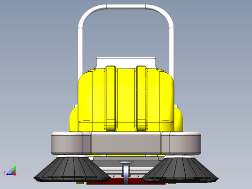 电动手推清扫车右视缩略图